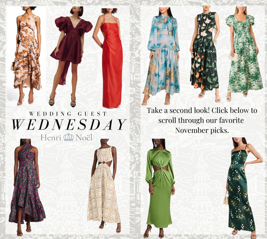 Wedding Guest Wednesday // November Round Up