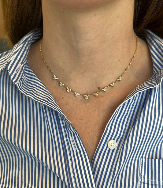 Trilogy Diamond Necklace