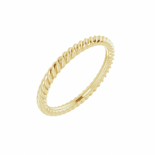 Twisted Rope Ring