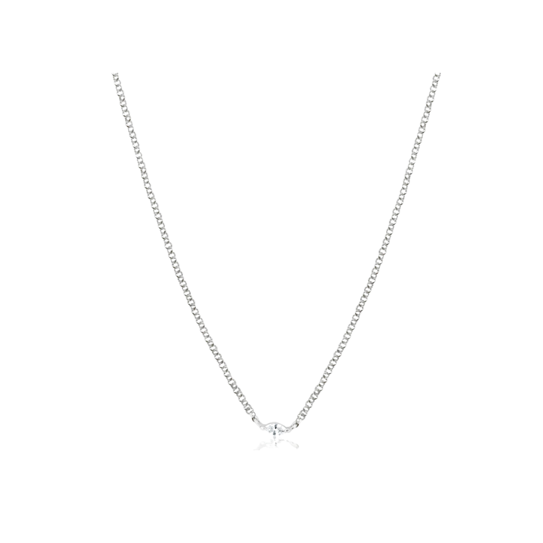 Randall Diamond Solitaire Necklace