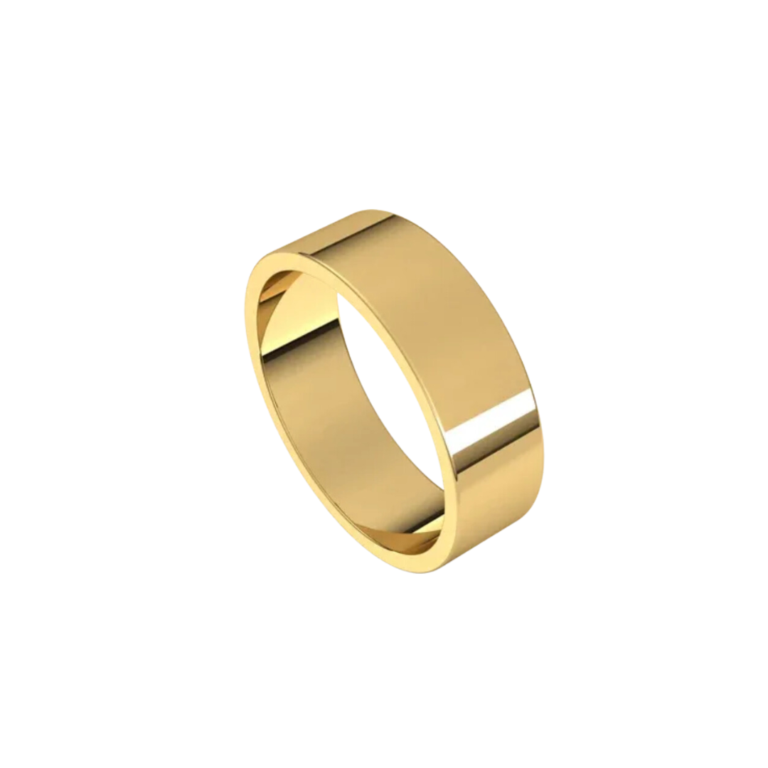 Flat Gold Cigar Band