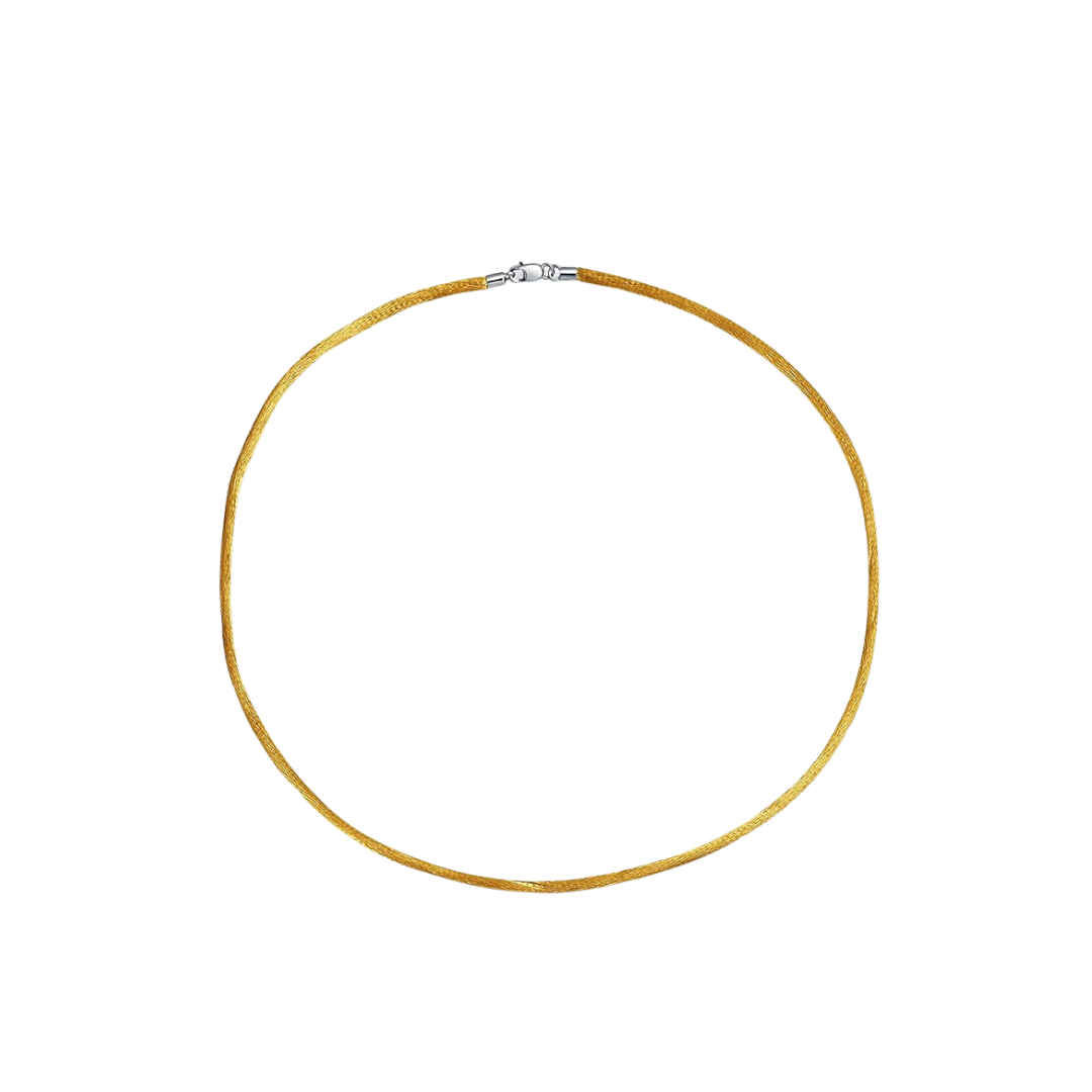 Silk Color Cord Necklace
