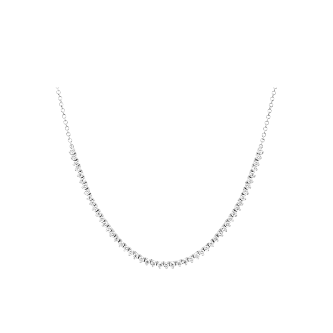 Diamond Line Tennis Necklace