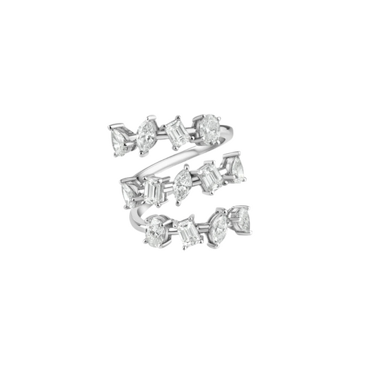 Fancy Shape Triple Stacking Ring