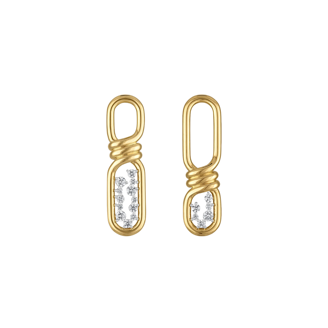 Rosario Navia- Twist Drop Earrings
