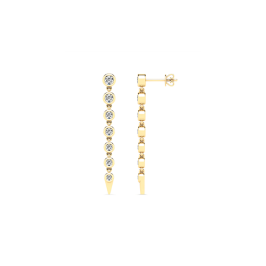 Bezel Diamond Spike Drop