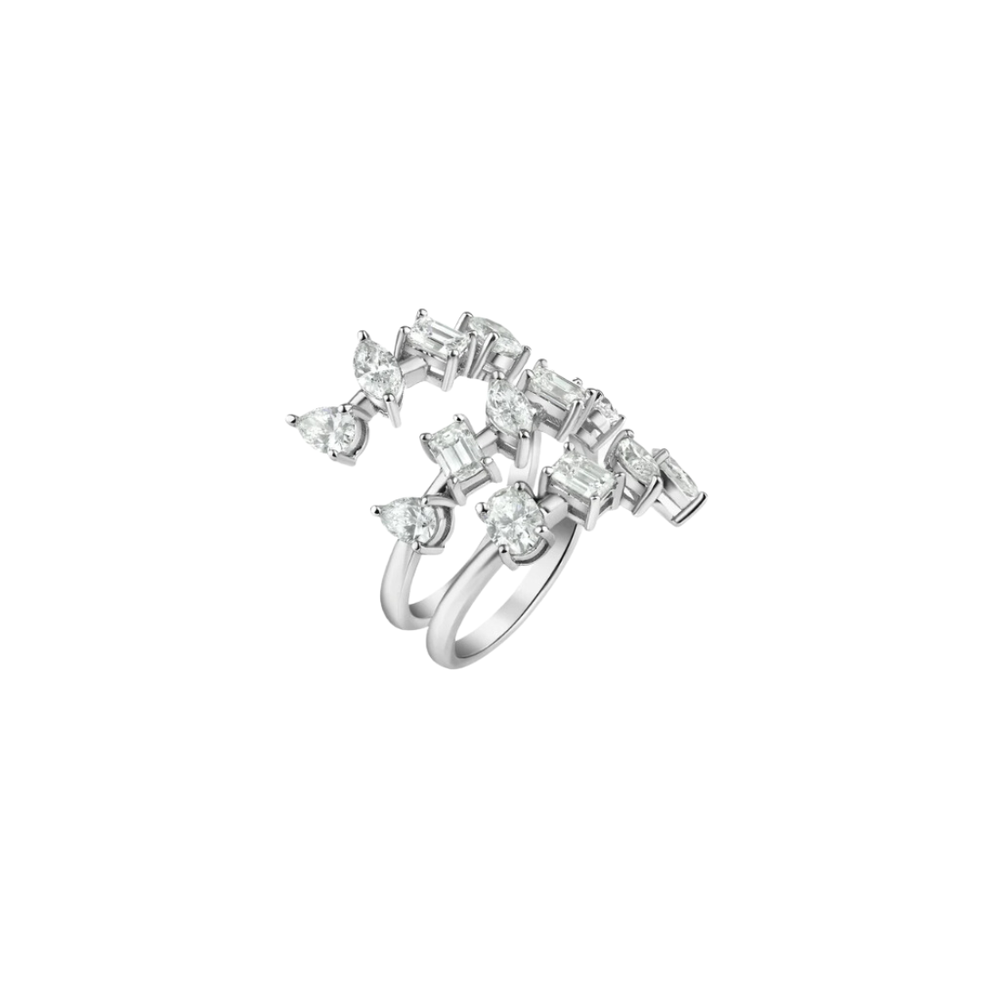 Fancy Shape Triple Stacking Ring