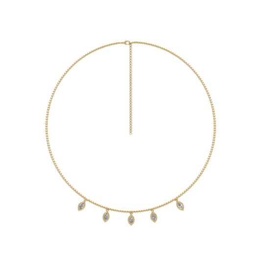 Bezel Marquise Diamond Choker