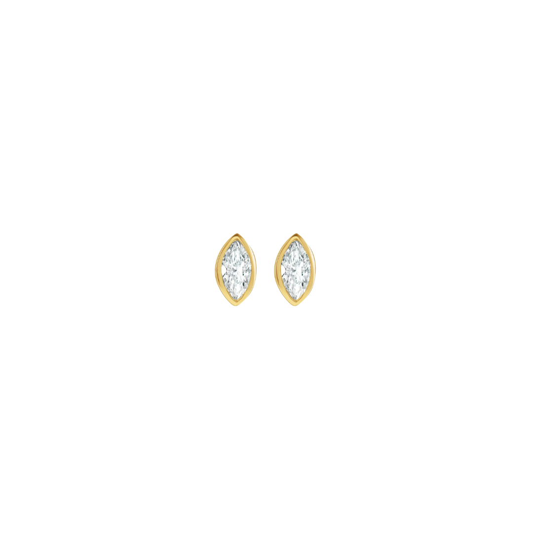 Lawson Bezel Mini Diamond Studs