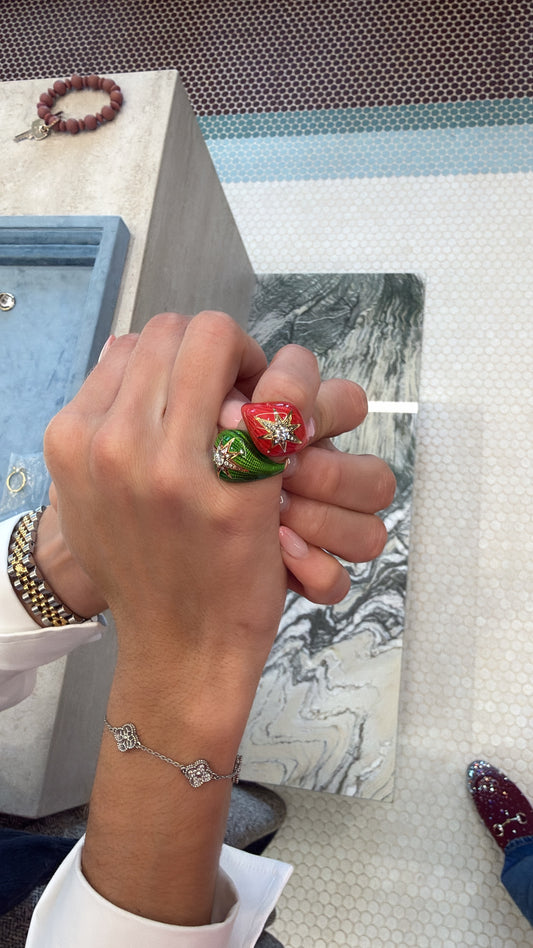 Selim Mouzannar - Aïda Red Snapper Pinky Ring – Henri Noël