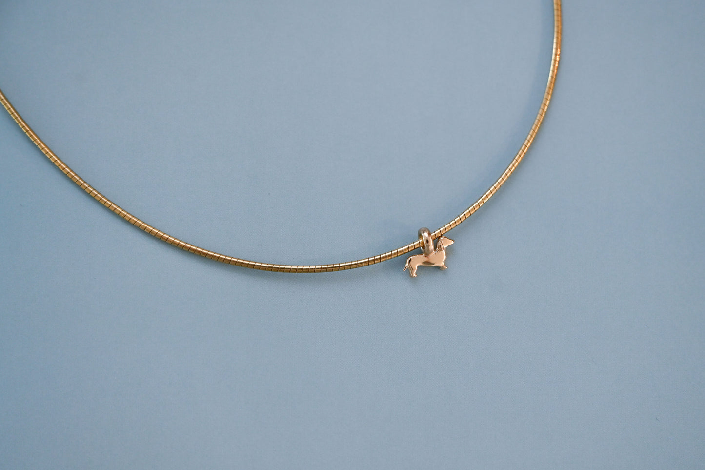 14K Byrdie Dachshund Charm