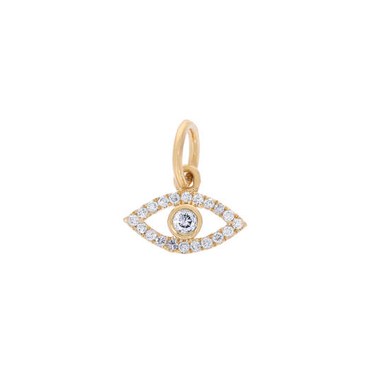 Diamond Evil Eye Charm