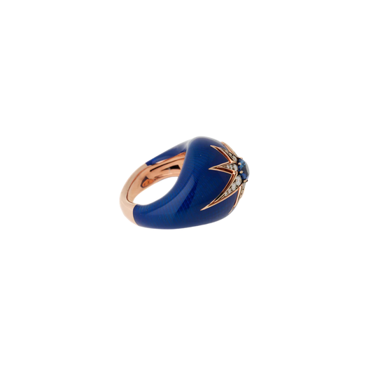 Selim Mouzannar - Aïda Navy Blue Ring with Blue Sapphire