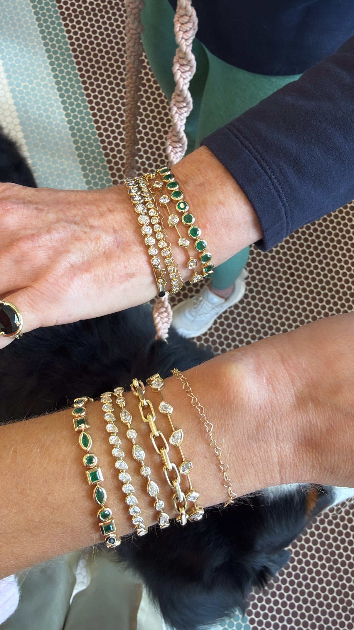 Fancy Shape Bezel Gemstone Tennis Bracelet – Henri Noël