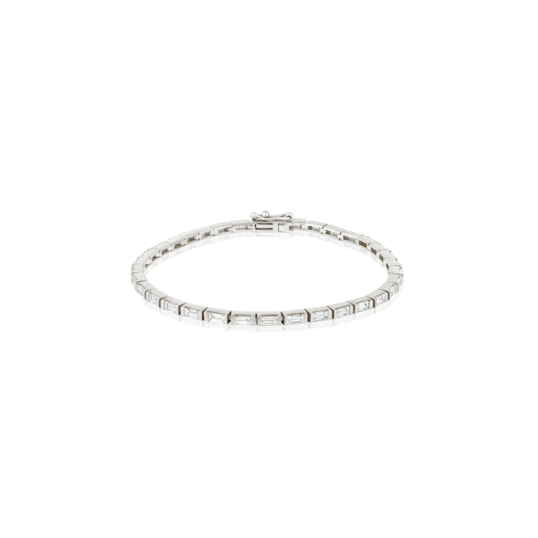 Baguette Diamond Tennis Bracelet