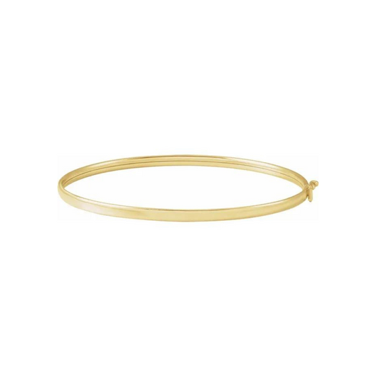 14K Classic Gold Bangle