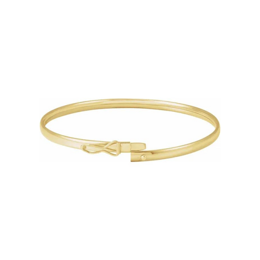 14K Classic Gold Bangle