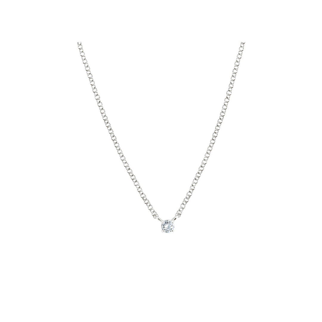 Randall Diamond Solitaire Necklace
