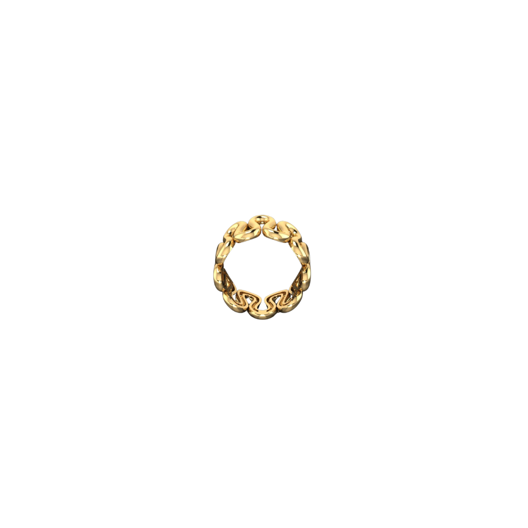 Gold Wave Ring – Henri Noël