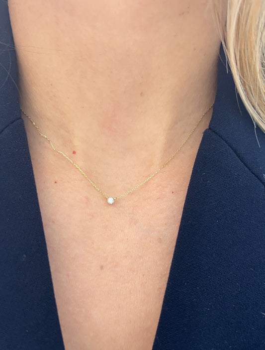 Adjustable Single Floating Diamond – Henri Noël