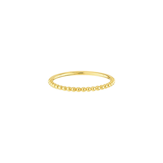 Beaded Gold Ring – Henri Noël