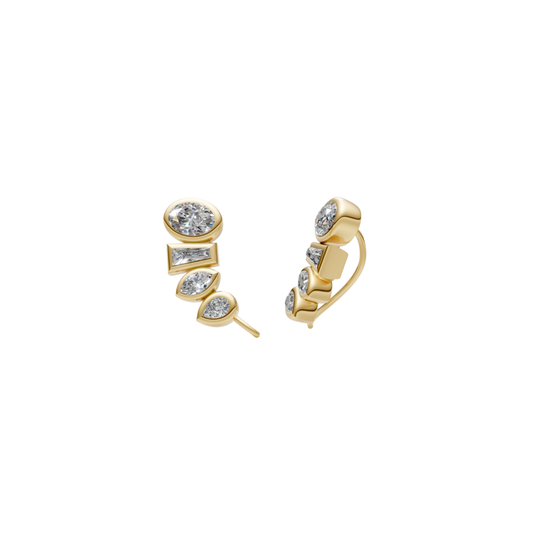 Bezel Mixed Shape Diamond Climbers – Henri Noël