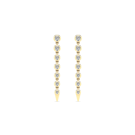 Bezel Diamond Spike Drop – Henri Noël