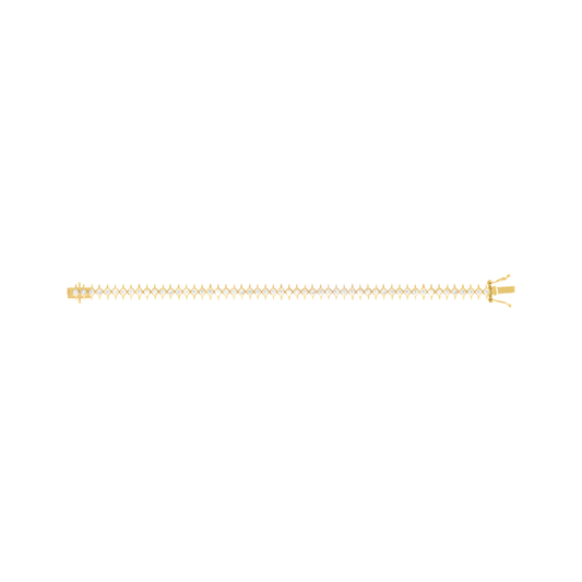 Bezel Diamond Spike Tennis Bracelet – Henri Noël