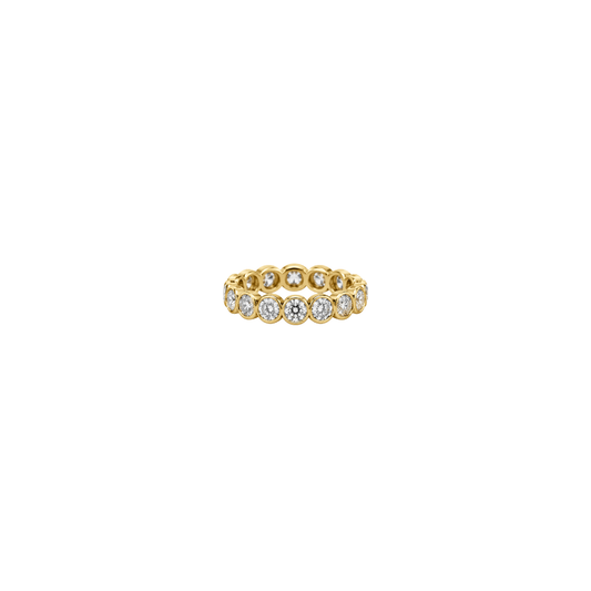 Bezel Set Round Diamond Eternity Ring – Henri Noël