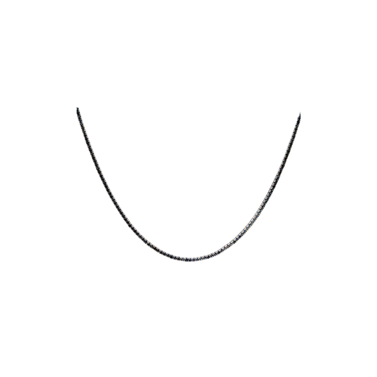 Blue Sapphire Tennis Necklace – Henri Noël