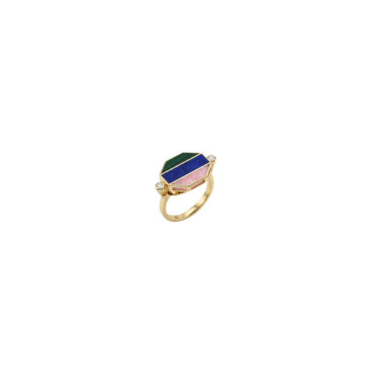 Carolina Neves- Gemstone Plate Ring – Henri Noël