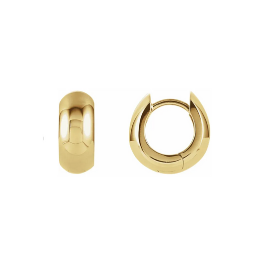 Classic Thick Gold Huggies – Henri Noël