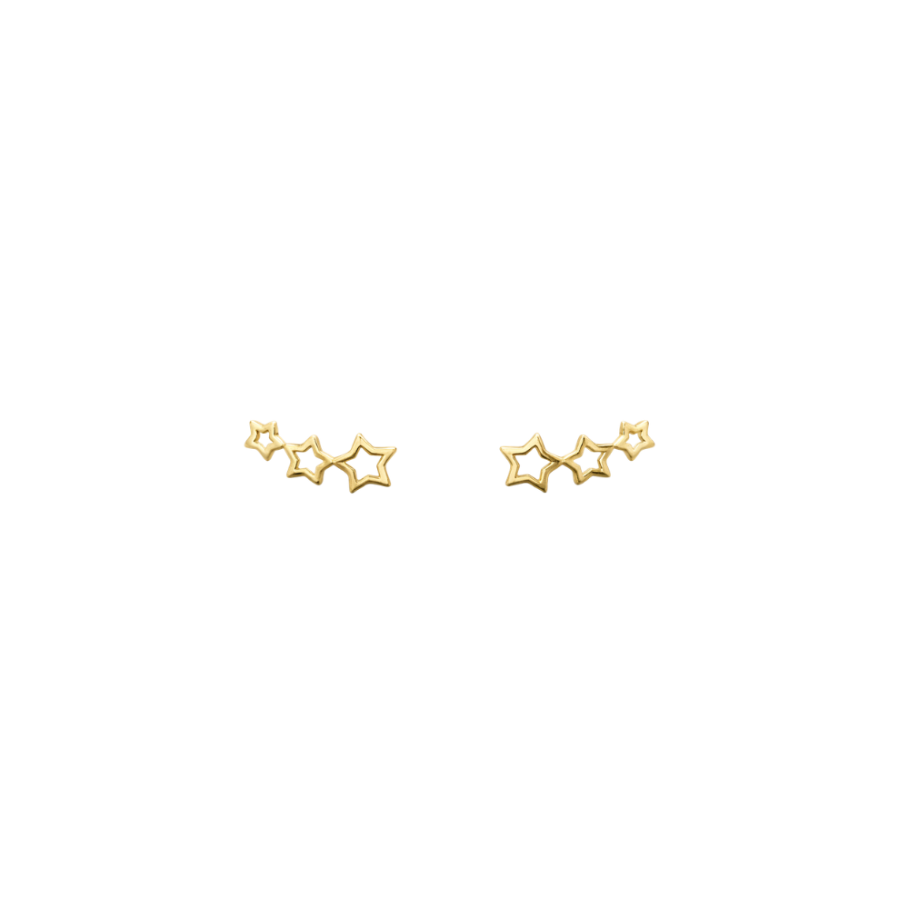 Cut Out Star Earring Climbers – Henri Noël