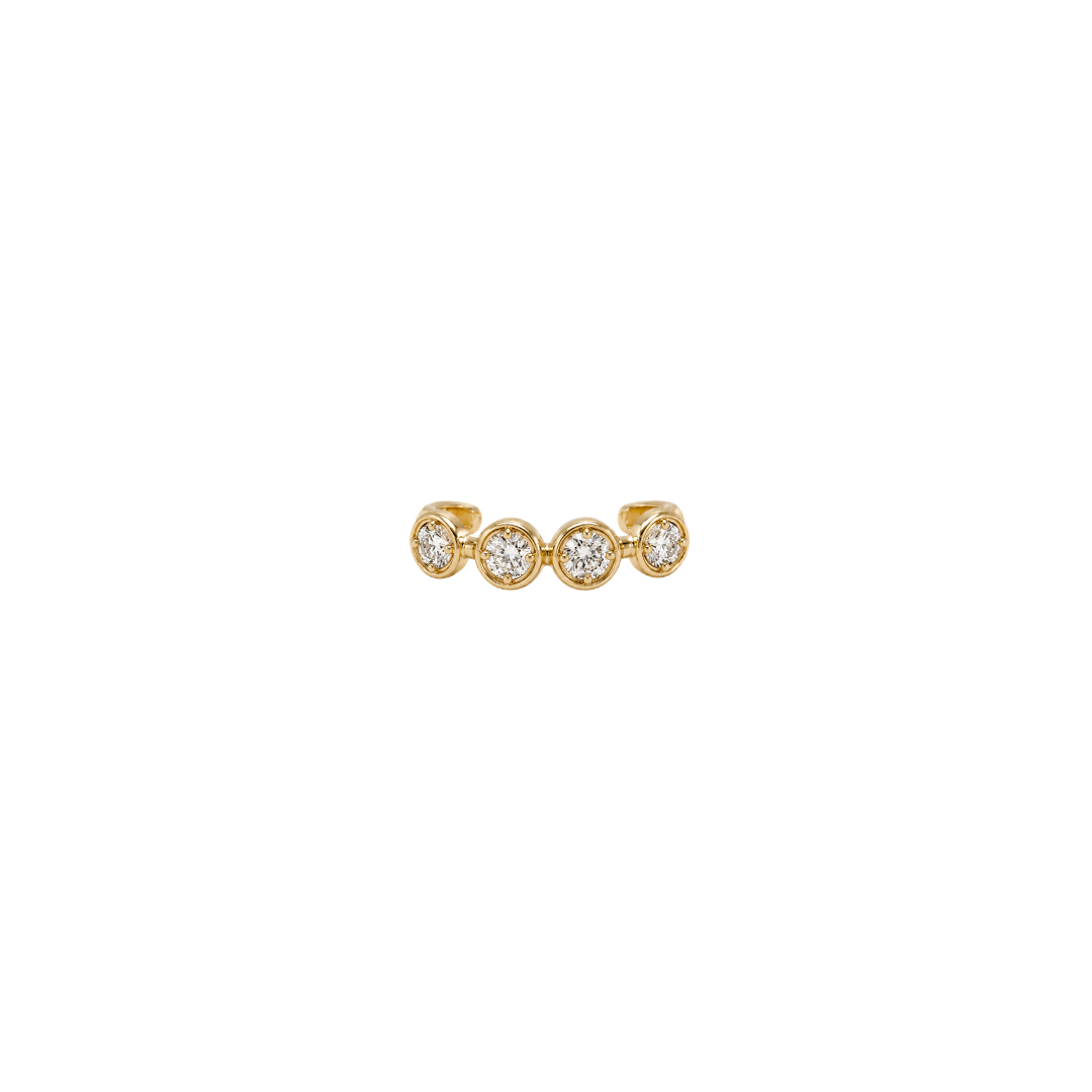 Diamond Compass Bezel Ear Cuff – Henri Noël