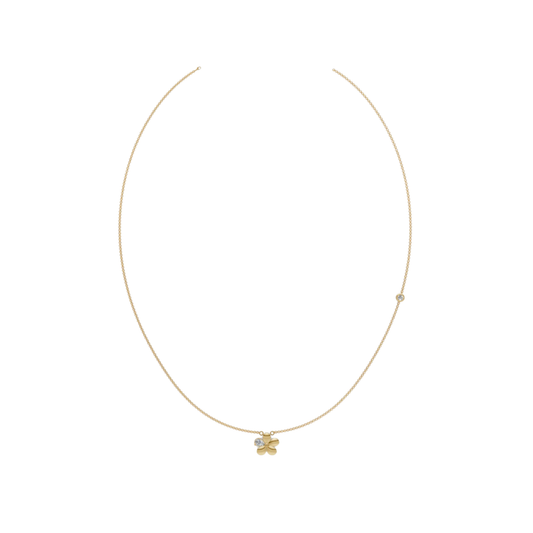 Diamond Flower Necklace – Henri Noël