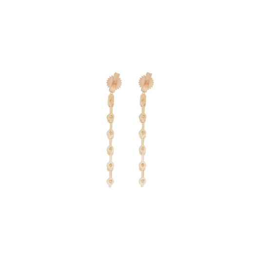 Diamond Prong Drop Earrings – Henri Noël