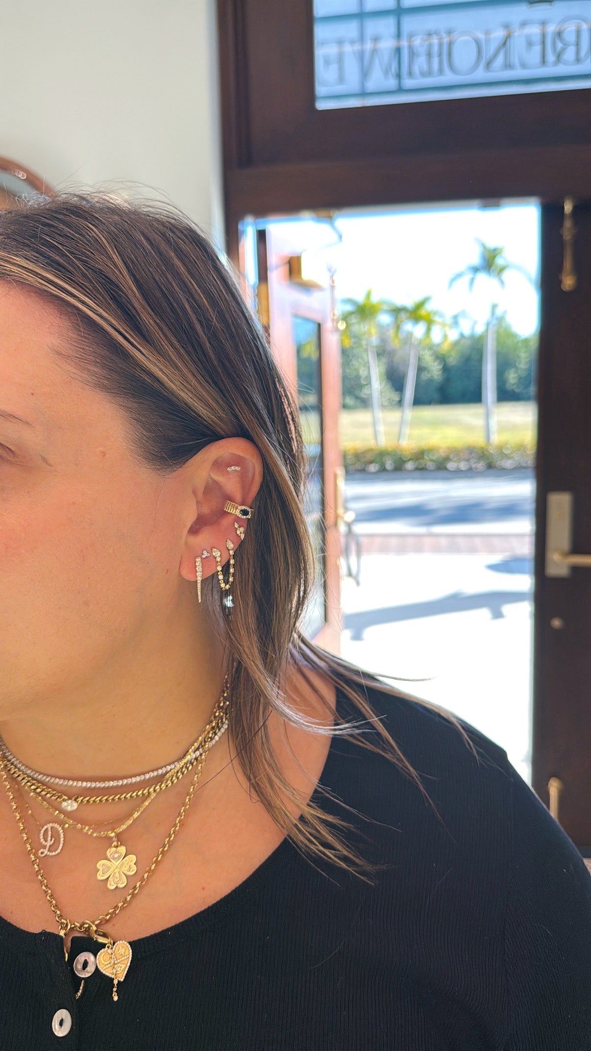 Sapphire and Diamond Ear Cuff – Henri Noël