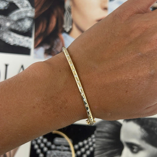 Diamond Star Bangle – Henri Noël