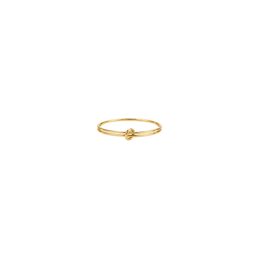 Double Band Knot pinky Ring