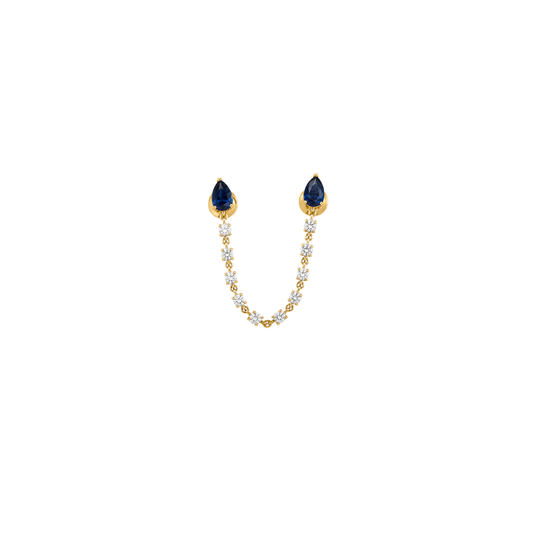 Double the Blue Jump Rope Earring – Henri Noël