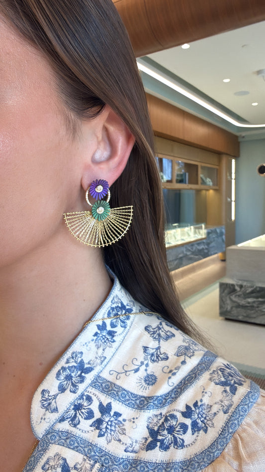 Mike Joseph- Petali Earrings – Henri Noël