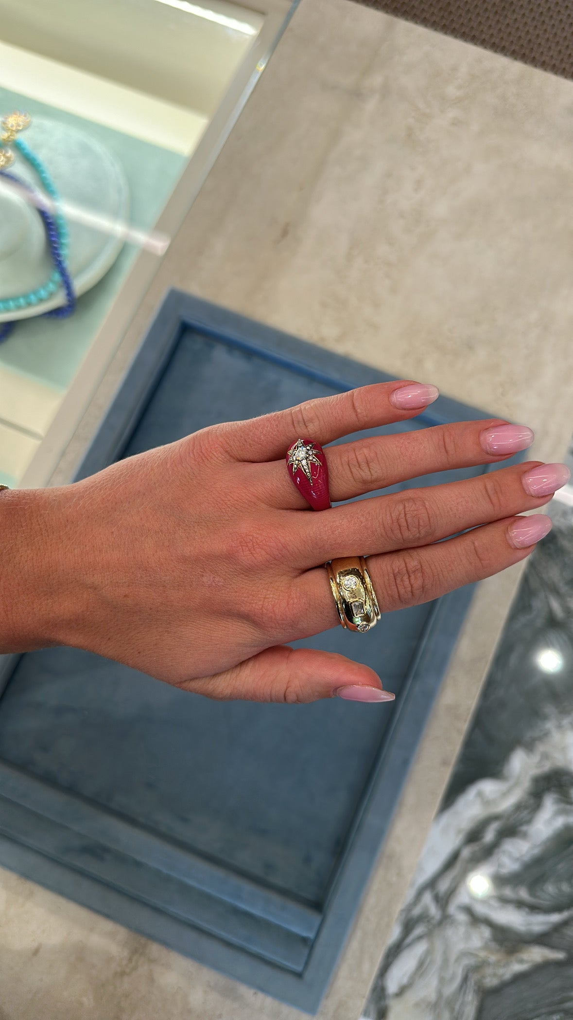 Selim Mouzannar - Aïda Raspberry Ring