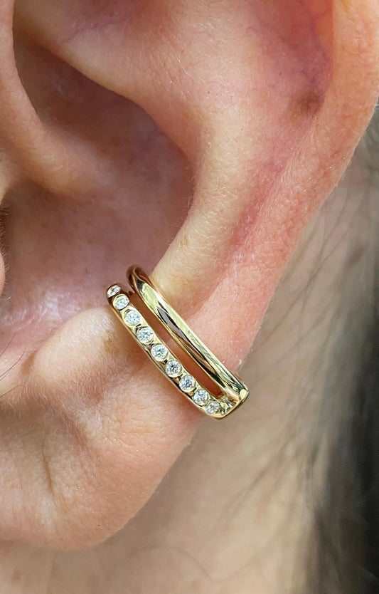 Josie Diamond Ear Cuff – Henri Noël