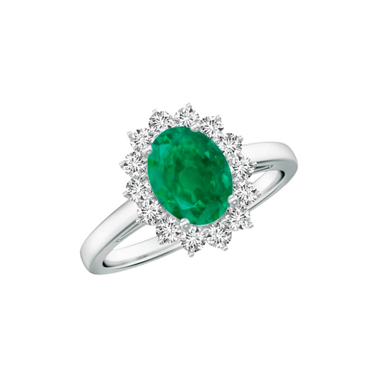 Emerald and Diamond Cocktail Ring – Henri Noël