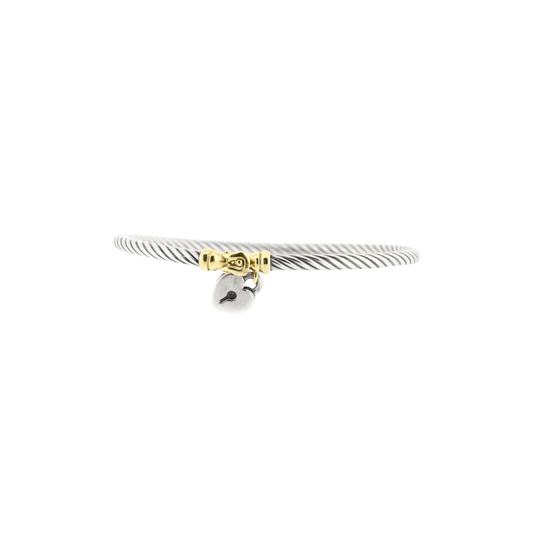 Estate David Yurman Bangle with Heart Locket