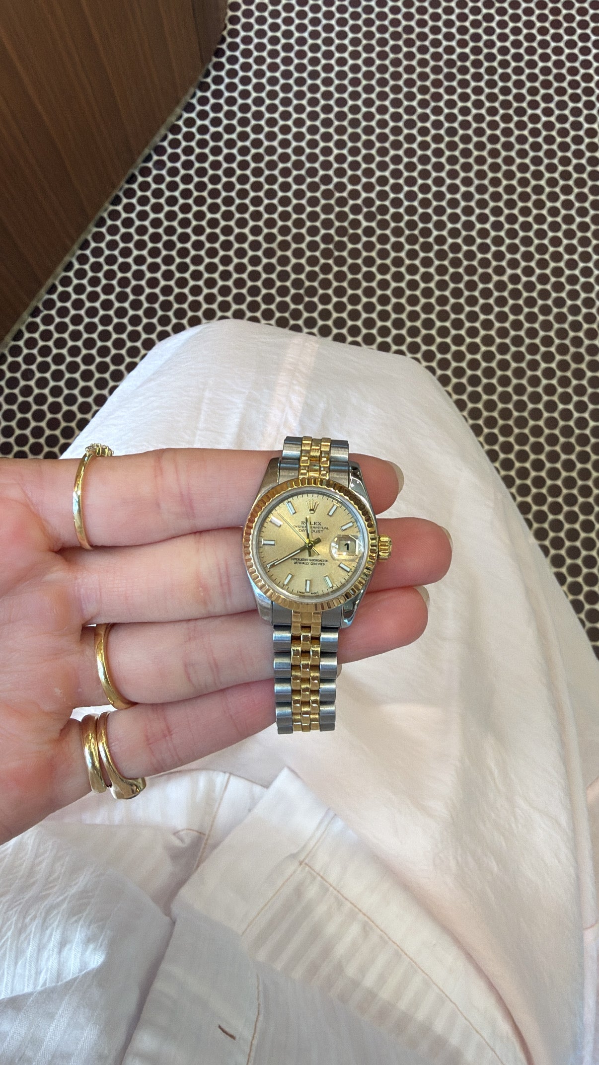 Estate Two Tone Oyster Perpetual Datejust Rolex