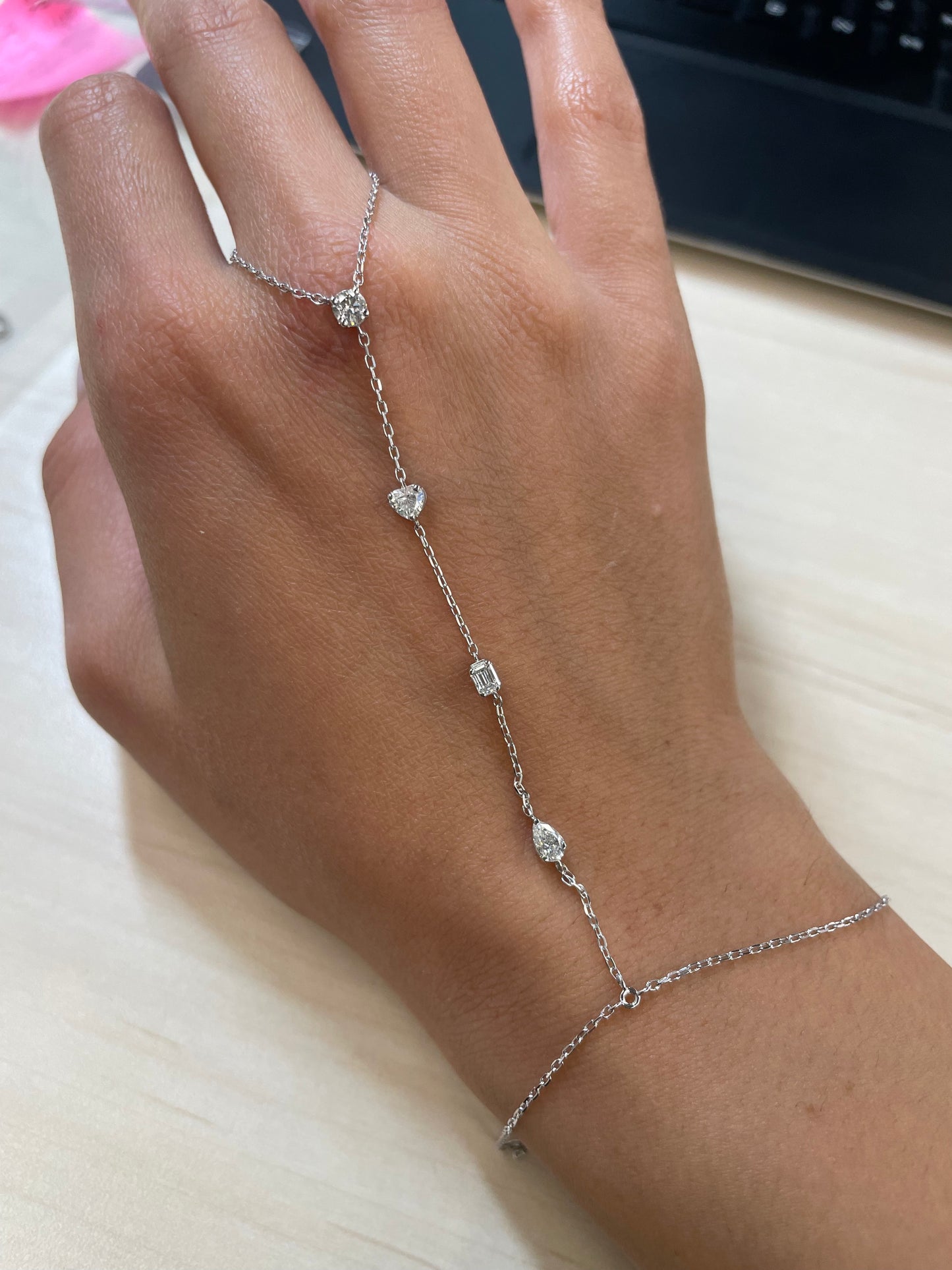 Fancy Shape Diamond Hand Harness – Henri Noël