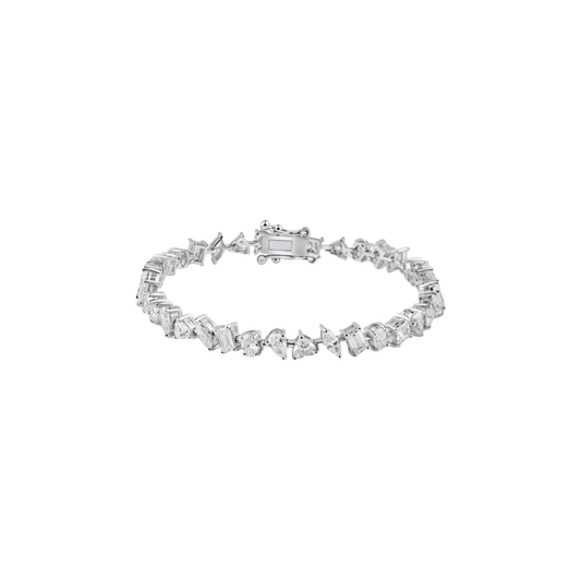 Fancy Shape Diamond Tennis Bracelet – Henri Noël