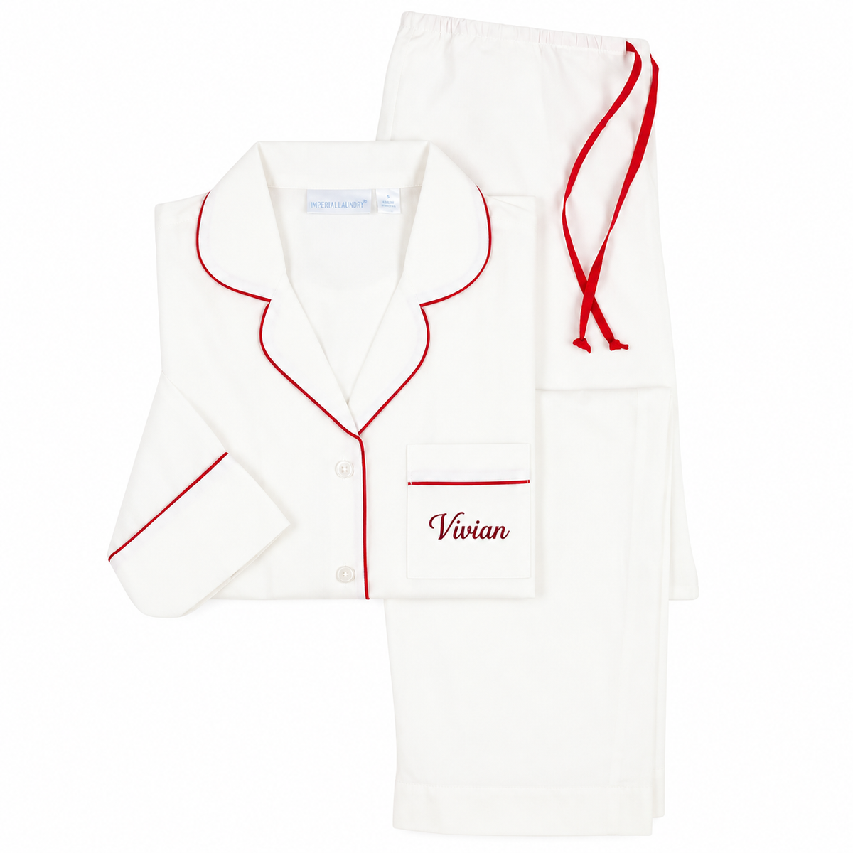 The Personalized White Pajama Set – Henri Noël
