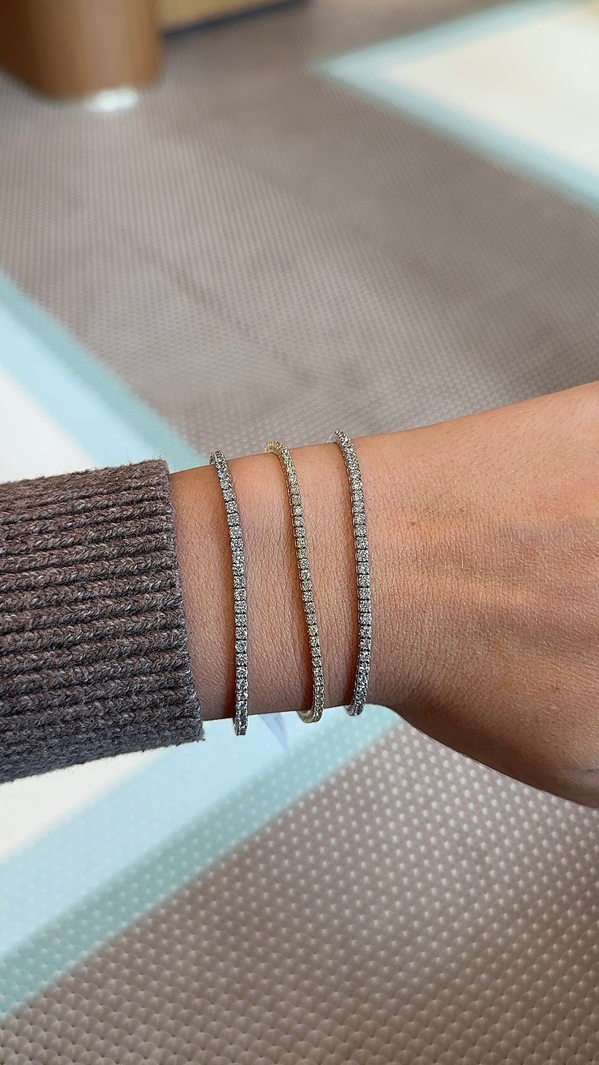 Full Eternity Diamond Tennis Bracelet – Henri Noël